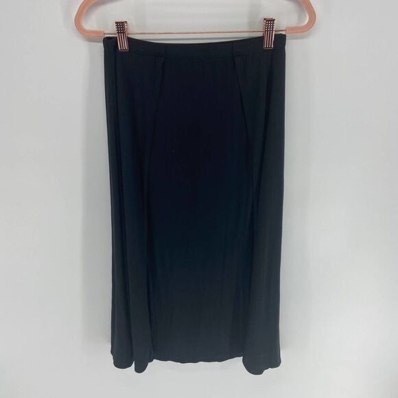 LAMade black paneled wrap Midi Skirt NWT womens small - Picture 1 of 7
